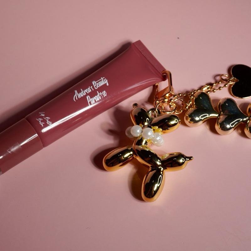 Lip Butter Balm with random ballon charm Hydrating High Shine Serum for Deeply Hydrating and Repairing Dry Skin with Keychain