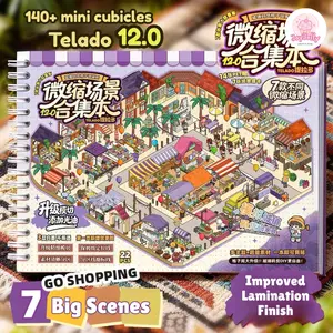 JoyJolly Telado Vol. 12 upgraded edition Scene Sticker Book 7 different Scenes diy crafts