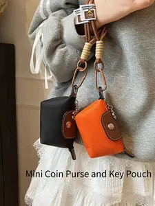 Compact Women's Wristlet Clutch with Card Slots, Cute Mini Coin Purse & Key Holder, Waterproof Durable Small Hand Carry Bag for Cards and Cash, Daily Commuter Purse, Gifts For Women