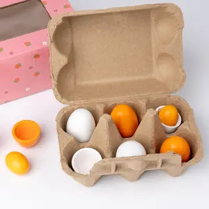 Kids Realistic Food Play Set, Fake Eggs Toy, Educational Role-Playing Game, Gift, Play Kitchen Accessories, Fun Pretend Kitchen Toys for Kids