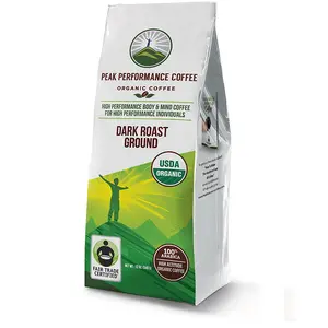 Organic Low Acid High Altitude Coffee (Dark Roast Ground) Organic Low Acid High Altitude Coffee (Dark Roast Ground)