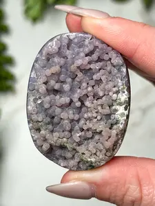 Grape Agate Palmstone - #15