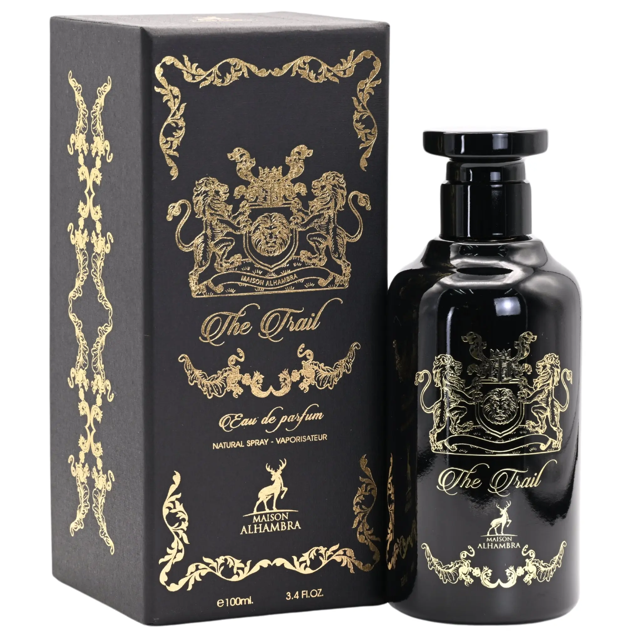 MAISON ALHAMBRA The Trail Eau de Parfum, A Bold Elegant Fragrance with Smoky Incense, Cade Oil & Cypress Wood, Captivating Woody Aromatic Unisex Scent, 100 ml / 3.4 fl oz, Edp, Captivating Fragrance, Signature Scent, 100Ml, Bold Presence, Day/Night, Added