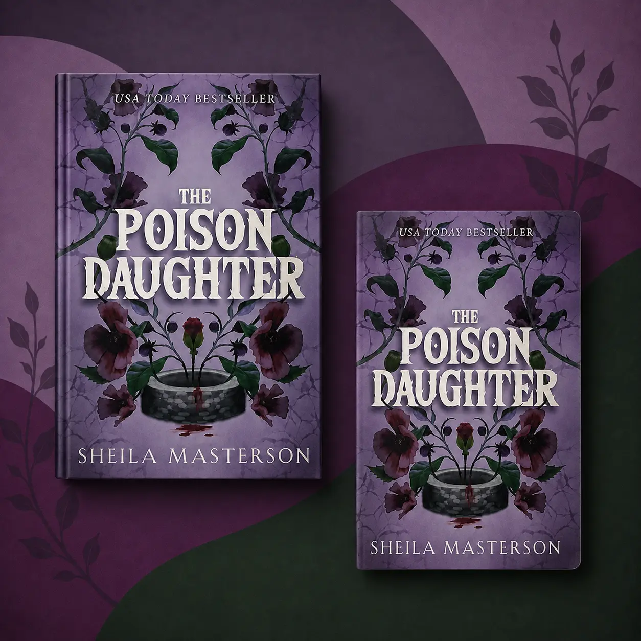The Poison Daughter by Sheila Masterson – 2026 USA Today , Dark Romantasy Novel, Enemies-to-Lovers Fantasy Romance, Slowburn Hardcover or Paperback, Vampire Fantasy Book for Adult Readers