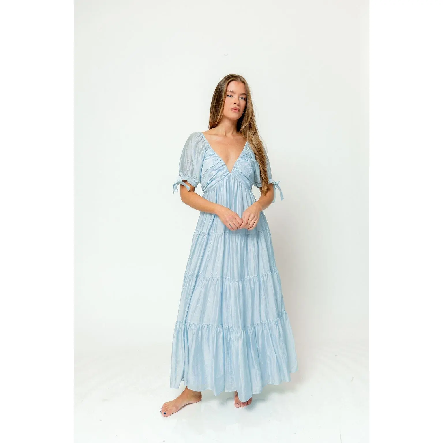 Grayson Maxi Dress in Light Blue - Bump Friendly & Inclusive Sizing - TikTok Shop Grayson Maxi Dress in Light Blue - Bump Friendly & Inclusive Sizing - TikTok Shop