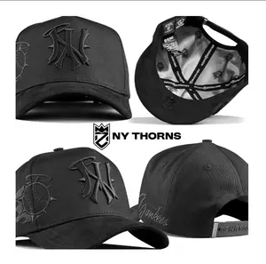 MZ HATS NY THORNS BLACK SNAPBACK HAT MZNYLLAMAS BLK