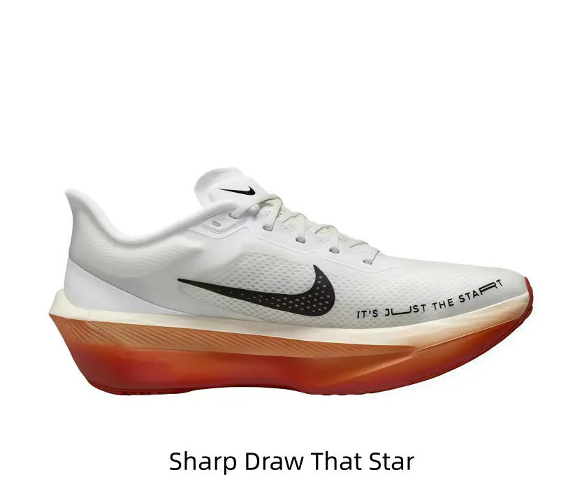 Gradient Clay Color Sole Athletic Trainers Air Permeable Mesh Upper Stylish Letter Print Outdoor Leisure Sports Footwear