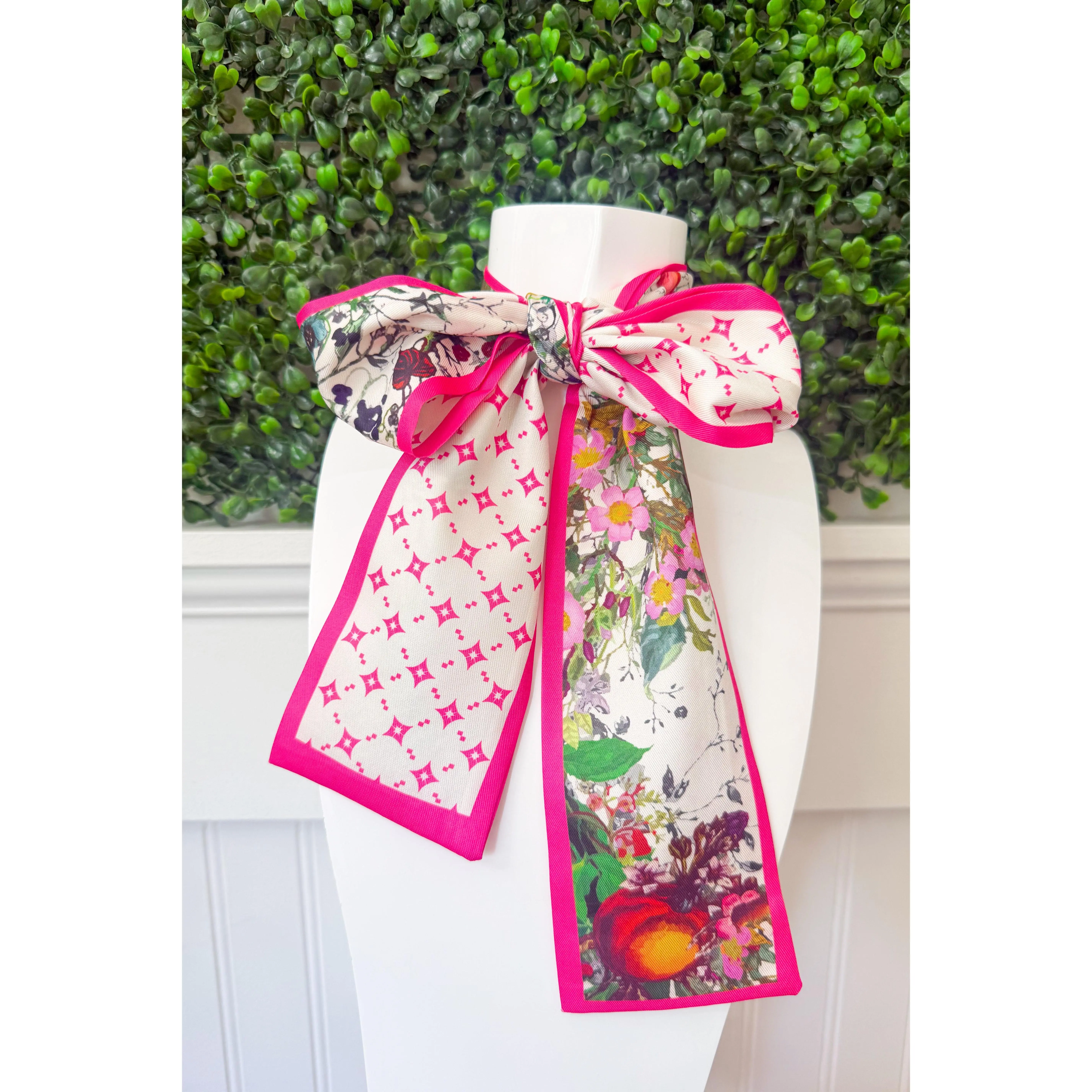 Butterfly Twilly Scarf - Pink