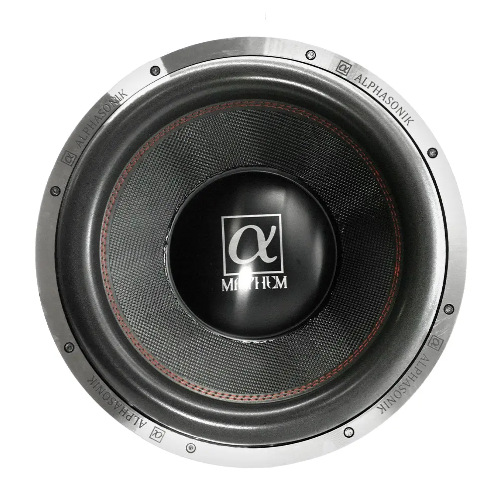 Mayhem 15” Dual 4-Ohm Subwoofer – 3000W RMS, Ultra-Efficient SPL Bass