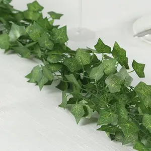 12 Pack 6.5ft Artificial Ivy Leaf Garland - Silk Hanging Vines for Wedding, Party, Garden and Wall Decor