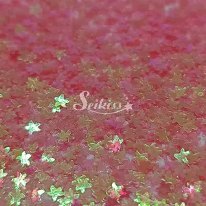 Coral Sea Stars Shape Glitter - Pink Glitter