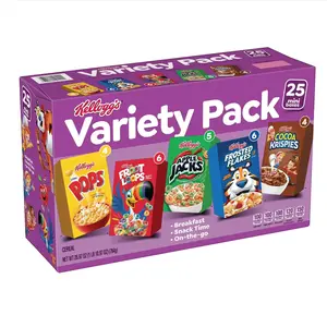 Kellogg's Assorted Cereal Variety Pack, 25 Pack.