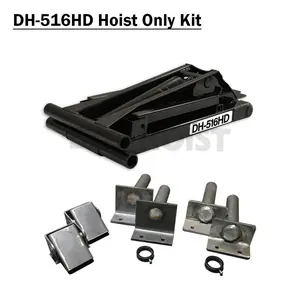 8 Ton Heavy-Duty Hydraulic Scissor Hoist for 10–14' Dump Body | DH-516HD for Truck