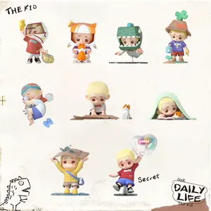 52TOYS Nook The Kid Action Figure Collectible Toy Kawaii Creative Gift Room Decor Desktop Decoration Gift for Birthday Party