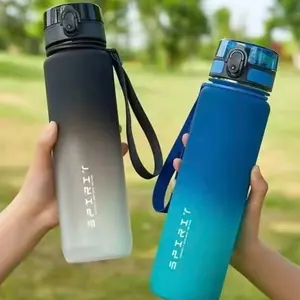 Gradient Insulated Water Bottle, 1 Count Portable Large Capacity Sports Drinking Cup, Ideal for Outdoor Activities, Perfect for Hiking & Camping