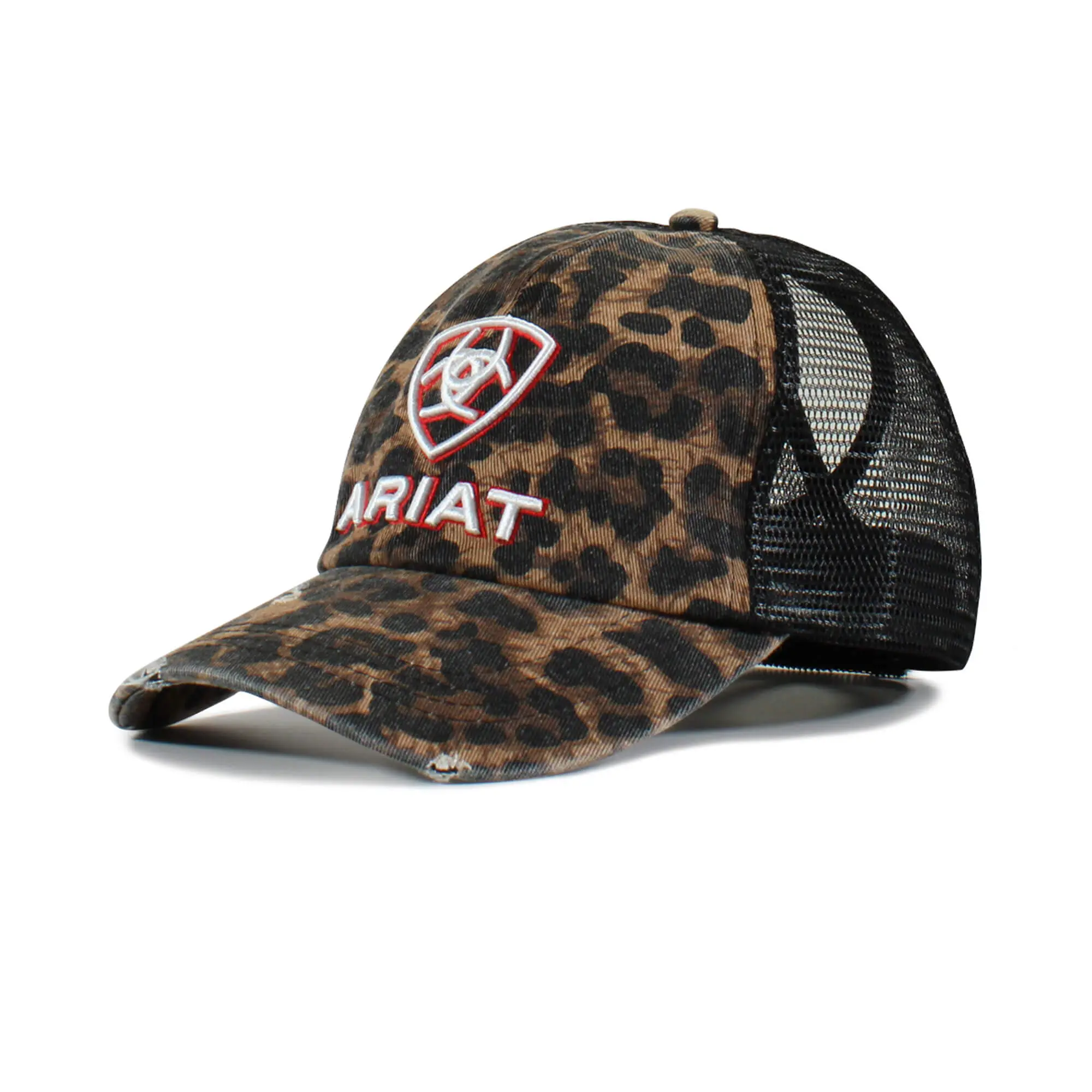 Women's Embossed logo cheetah print cap Women's Embossed logo cheetah print cap