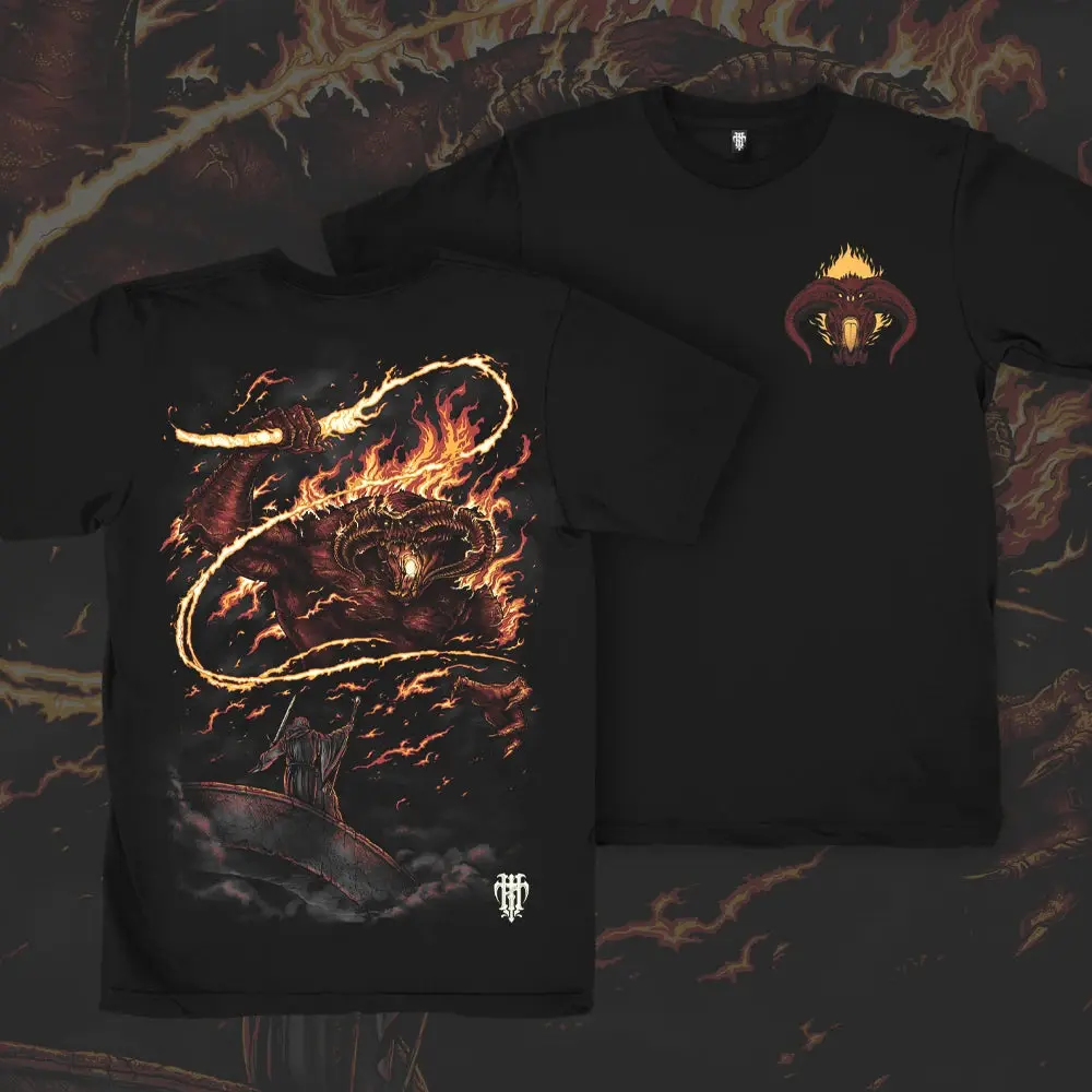 Retro Vintage Limited Edition Durins Bane T-Shirt Cotton Menswear