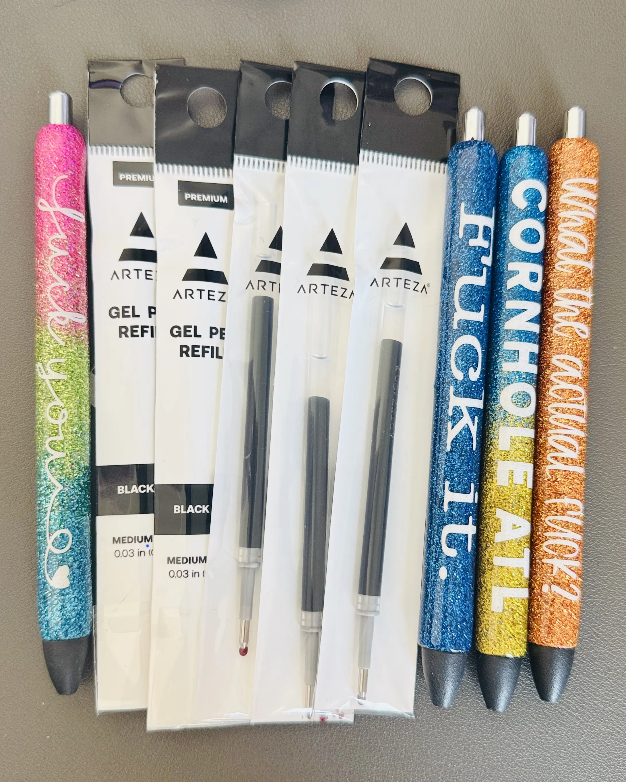 Glitter Pen Refills (1 count) for 0.7mm Inkjoy Pens Refill