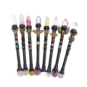 Natural Crystal Reiki and Shamanic Wand - Natural Crystals for Spiritual Practices
