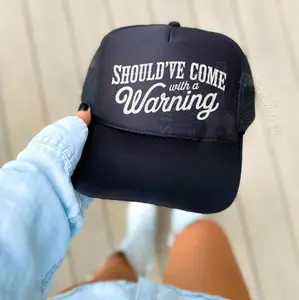 Wallen Trucker Hat, Should've Come With A Warning, Sand In My Boots Festival, Country Trucker Hats, Country Music Hat, Wallen Merch Gift Cap