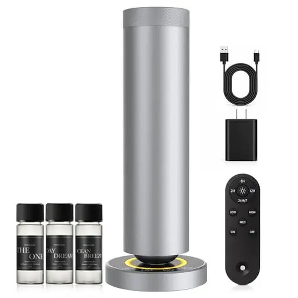 Hotel Series Scent Diffuser Discovery Kit 1000sq/ft Coverage 3 Luxury Scents 20ml*3 Oil Set Wireless Eco-Friendly Gift Fragrance for Hotels & Gifts 2026
