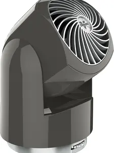 Vornado Flippi V10 Oscillating Compact Air Circulator Fan Quiet Portable with Adjustable Head 3 Speeds Graphite Gray for Office or Bedroom