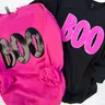 Women's Boo sequin patch Halloween sweatshirt