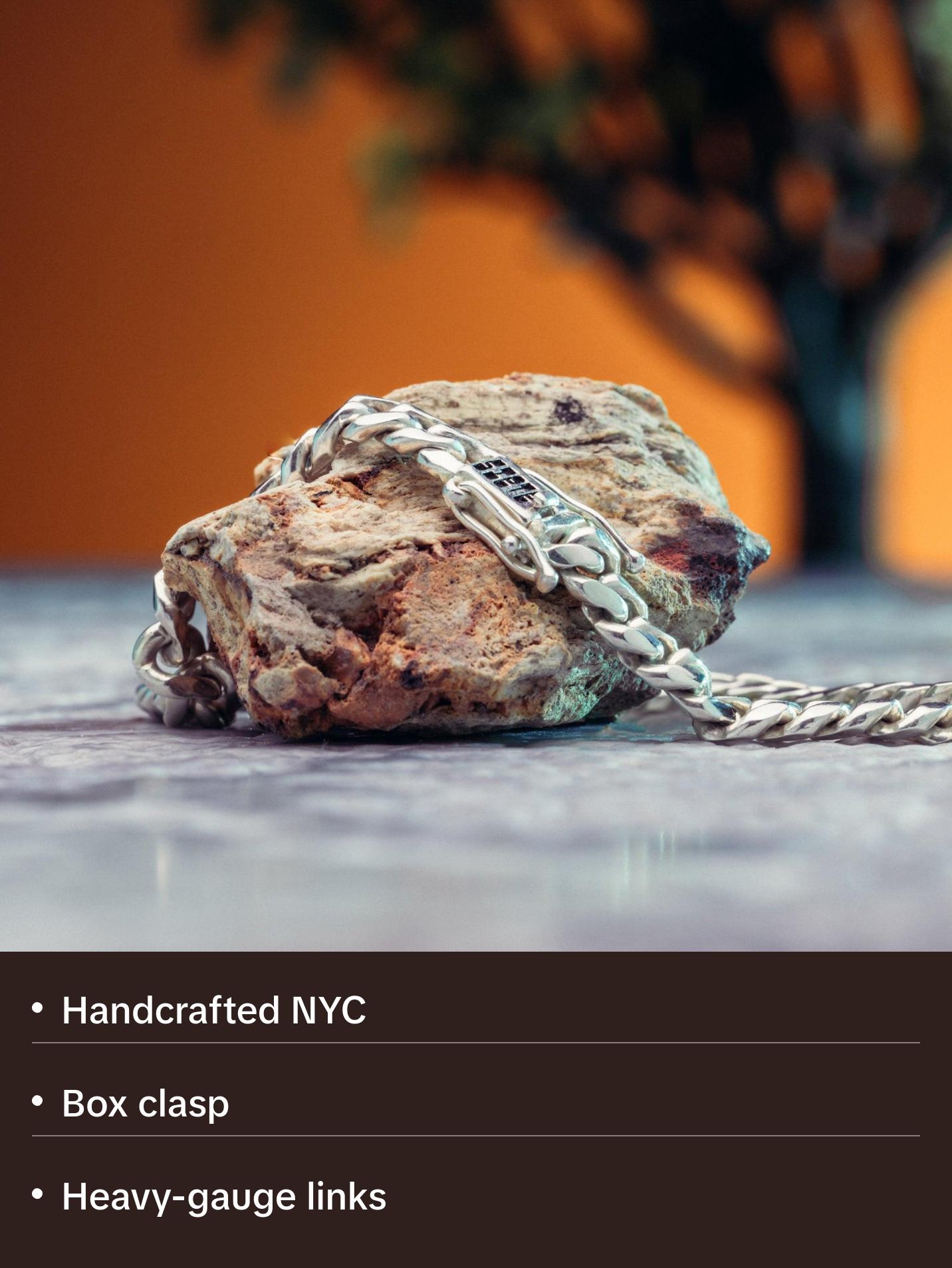 Cuban Link Bracelet – .925 Sterling Silver