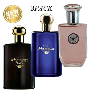 Mesmerize Blue, Mesmerize Black & Wild Country Perfume. Set of 3
