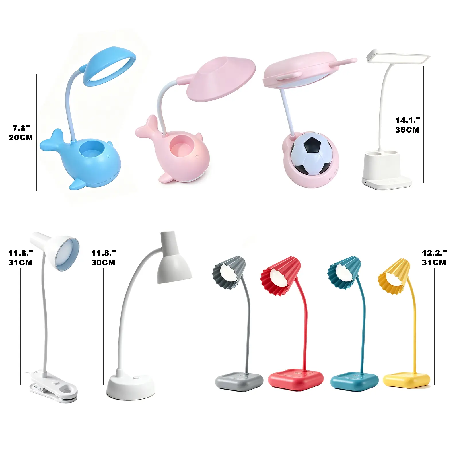 Random 7Pcs Lamp as Pictured