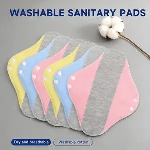 6-Pack Reusable Nursing Pads Washable Leak-Proof Breathable Soft for Pregnant Women Elderly & Frequent Menstrual Changes