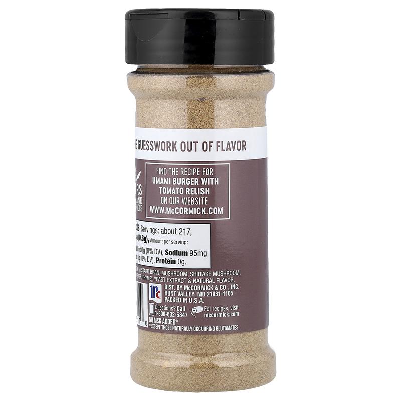 McCormick All Purpose Seasoning, Umami Seasoning with Mushrooms and Onion, 4.59 oz (130 g)