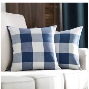 2pcs Farmhouse Holiday Decor Buffalo Plaid Checker Pillow Covers