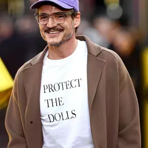 Protect the Dolls Unisex T-Shirt | Pedro Pascal Shirt | Celebrity-Favorite Viral Tee | Pop Culture Parody Shirt, Everyday Basic