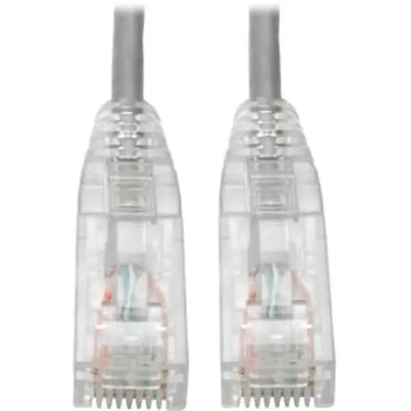 Tripp Lite N201-S01-GY CAT6 UTP Copper Gigabit Patch Cable, Gray, RJ45 Male Connector, High-Speed Data Transfer for LAN Devices