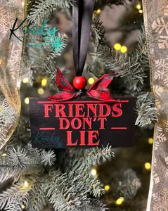 Friends Don’t Lie Ornament | Stranger Things Ornament | Stranger Things Gifts