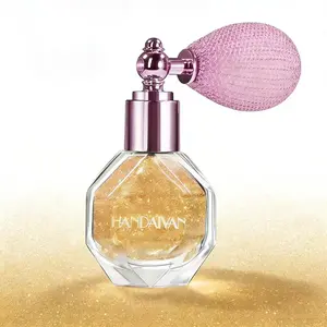 HANDAIYAN 2-Color Body Glitter Spray Set, Shimmer Highlighter Powder for Face Body Hair, Party Festival Makeup