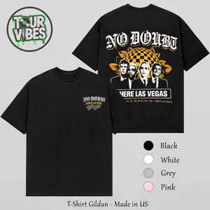 No Doubt Sphere Las Vegas 2026 Gildan T-Shirt (Made In US), Vintage Ska Punk Concert Graphic Tee, Retro Band Tour Merch Shirt, Y2K Streetwear Oversized Unisex Tee, No Doubt Fan Gift Shirt
