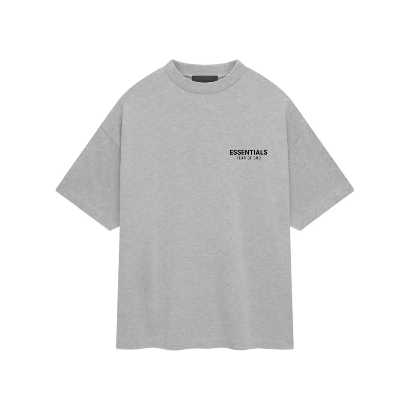 Fear of God Essentials Jersey Crewneck T-Shirt Light Heather Gray