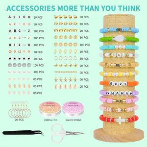 Friendship Bracelet Kit, 14,000pcs 48 Bracelet Making Kit Clay Beads with Number Letter Bead Set Concert Merch Arts and Crafts Gifts for Kids Teen Girls Jewelry Making Supplies Bracelet Maker1