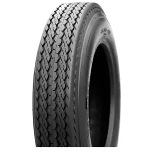 Hi-Run WD1066 4.80-12 in. LRB Trail Single Boat Trailer Tire, All-Weather Tire with Self-Cleaning Feature