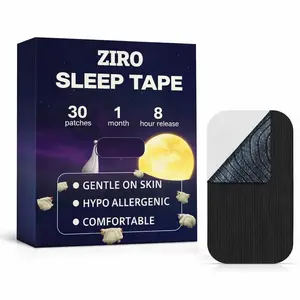 ZIRO Premium Mouth Tape for Sleeping (30 Pack) – Gentle Sleep Strips for Better Nose Breathing – Hypoallergenic & Latex-Free Cotton Tape – Pain-Free Removal for Men & Women