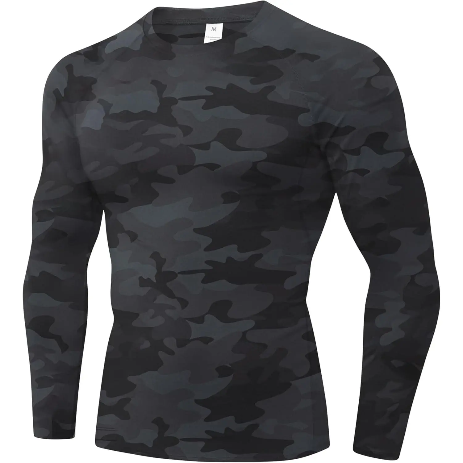 1 or 3 Pack Men's Compression Shirts Long Sleeve Workout Gym T-Shirt Running Top Cool Dry Sports Baselayer Undershirts