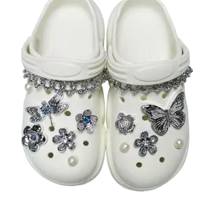 13pcs Butterfly Dragonfly Shoe Charms for Women Fashion DIY Accessories Soft PVC Hard Resin Buckle 12mm Hole Shoe Decoration for Halloween Christmas Party Daily Wear Creative Gift cute bowknot