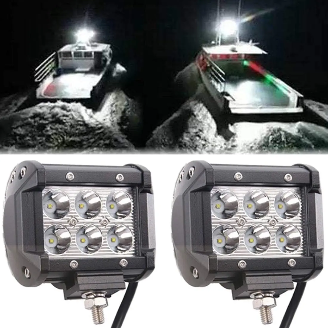 2pcs-18W LED light