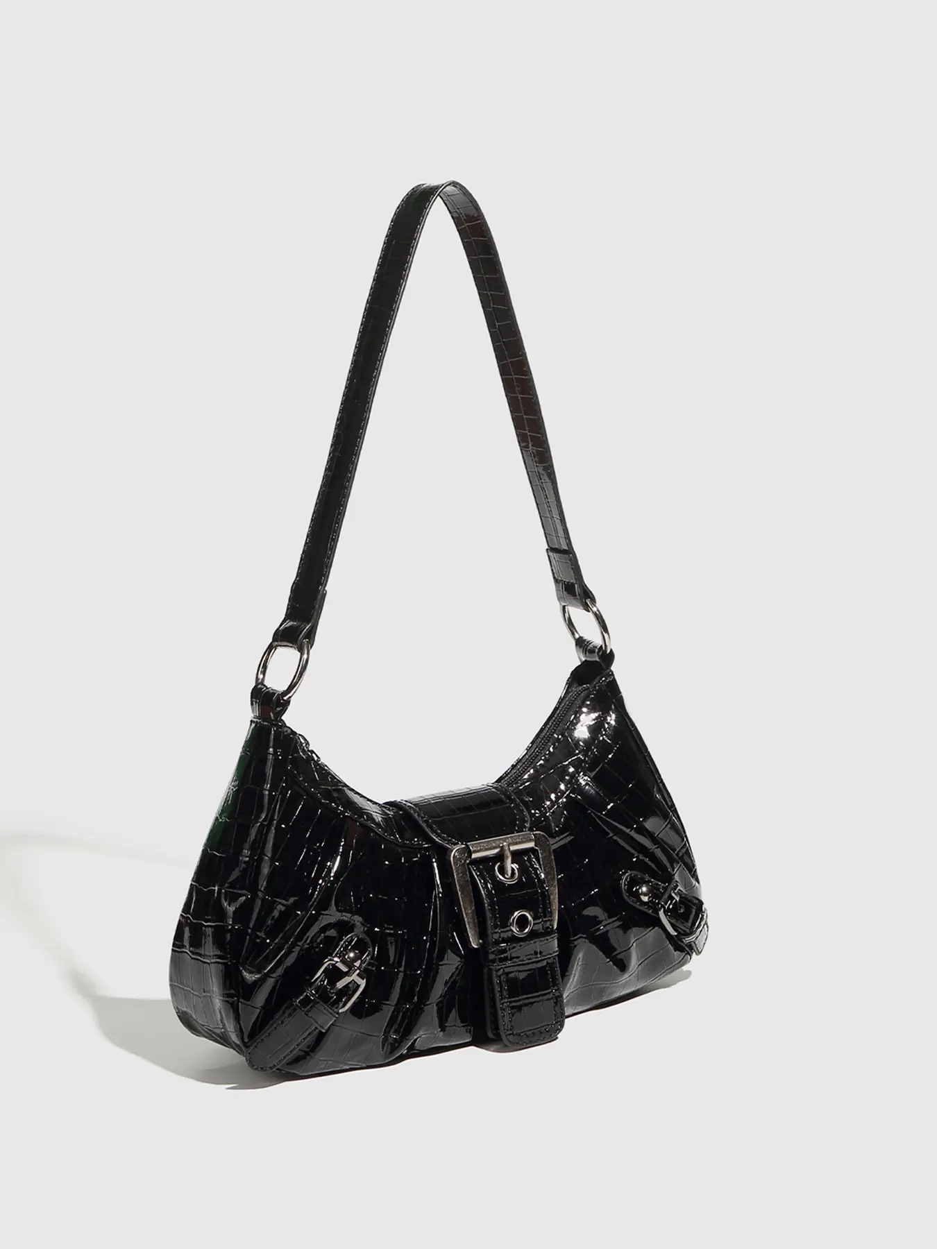 Crocodile pattern black