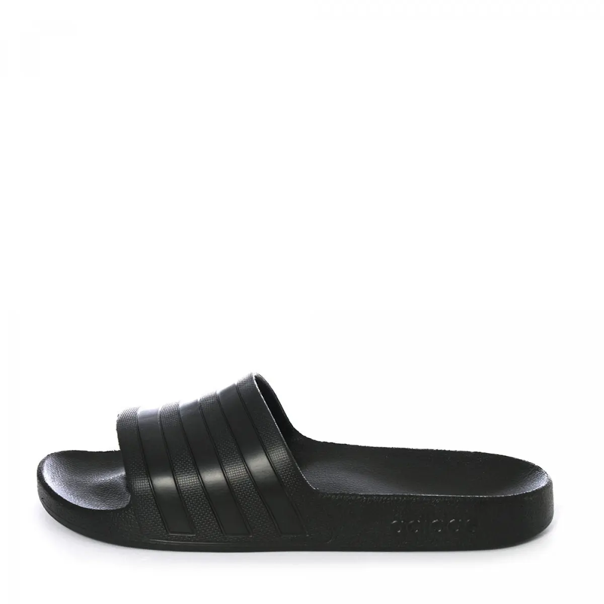 Adidas Men's Adilette Aqua Foam Slides - Comfortable Slip-On Casual Sports Footwear in Core Black, Shoe, Slips, Minimalist, Athletic, Basic, Plain Men's Sports Slide