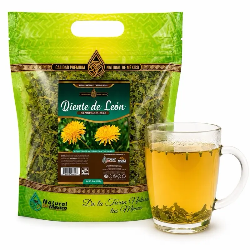 Premium Quality Dandelion Herbal Tea, 4oz (113g) - Natural Herbs for Wellness Support