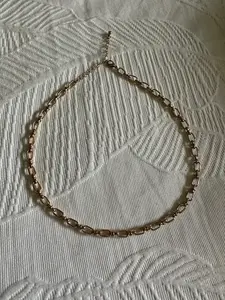 Gold Plated Chain Necklace with Extender
