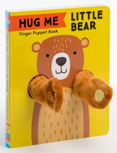 USED-Hug Me Little Bear: Finger Puppet Book: (Baby's First Book, Animal Books for Toddlers, Interactive Books for Toddlers) by Chronicle Books (Board book)